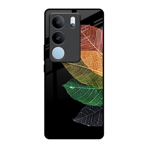 Colorful Leaves Vivo V29 Pro 5G Glass Back Cover Online