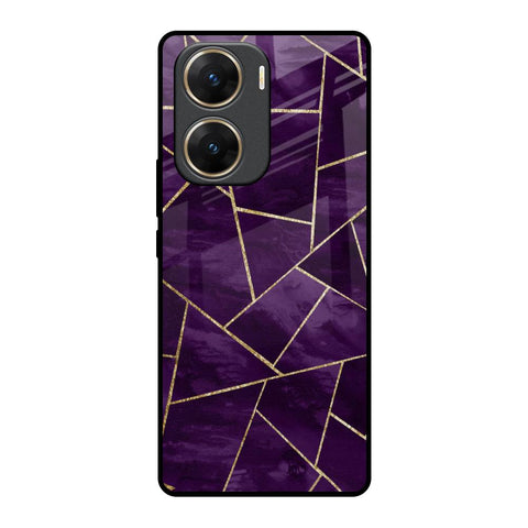 Geometric Purple Vivo V29e 5G Glass Back Cover Online