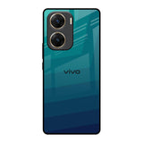 Green Triangle Pattern Vivo V29e 5G Glass Back Cover Online