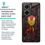 Angry Baby Super Hero Glass Case for Vivo V29e 5G