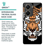 Angry Tiger Glass Case For Vivo V29e 5G