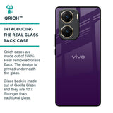 Dark Purple Glass Case for Vivo V29e 5G