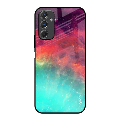 Colorful Aura Samsung Galaxy F34 5G Glass Back Cover Online