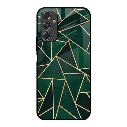 Abstract Green Samsung Galaxy F34 5G Glass Back Cover Online