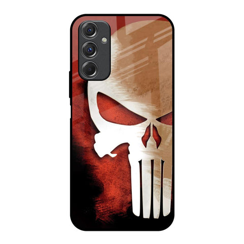 Red Skull Samsung Galaxy F34 5G Glass Back Cover Online