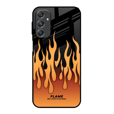 Fire Flame Samsung Galaxy M34 5G Glass Back Cover Online