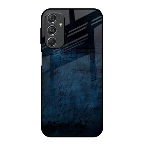 Dark Blue Grunge Samsung Galaxy M34 5G Glass Back Cover Online