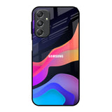 Colorful Fluid Samsung Galaxy M34 5G Glass Back Cover Online