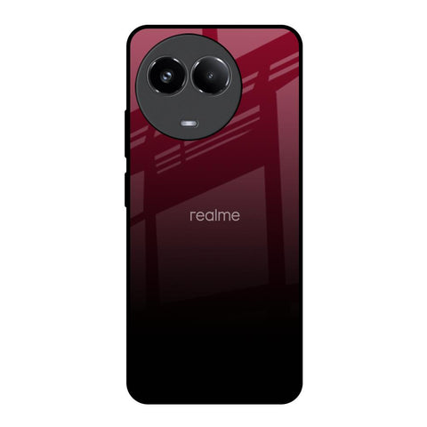 Wine Red Realme 11 5G Glass Back Cover Online