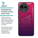 Wavy Pink Pattern Glass Case for Realme 11 5G