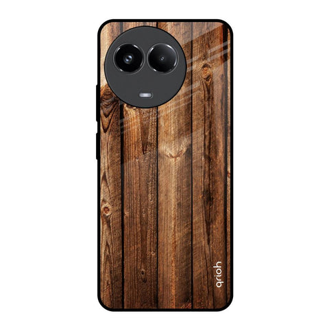 Timber Printed Realme 11x 5G Glass Back Cover Online