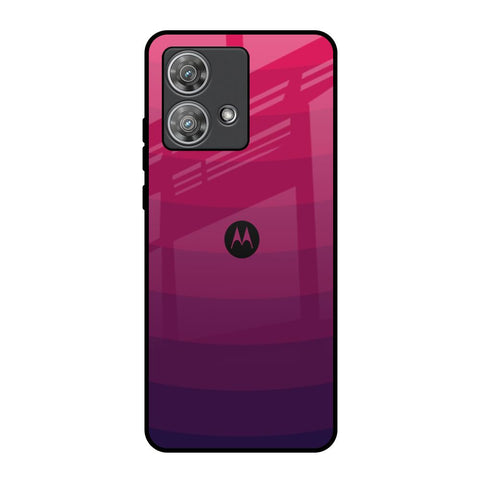 Wavy Pink Pattern Motorola Edge 40 Neo Glass Back Cover Online