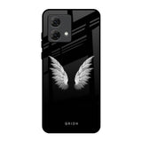 White Angel Wings Motorola G84 5G Glass Back Cover Online