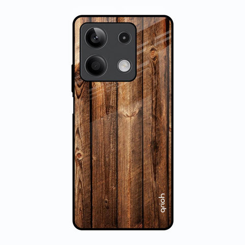 Timber Printed Redmi Note 13 5G Glass Back Cover Online