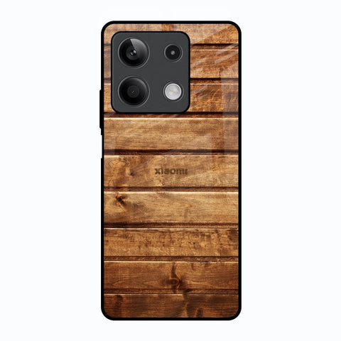 Wooden Planks Redmi Note 13 5G Glass Back Cover Online