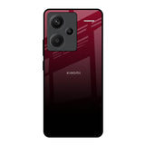 Wine Red Redmi Note 13 Pro Plus 5G Glass Back Cover Online