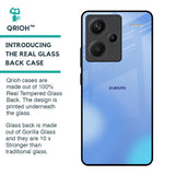 Vibrant Blue Texture Glass Case for Redmi Note 13 Pro Plus 5G