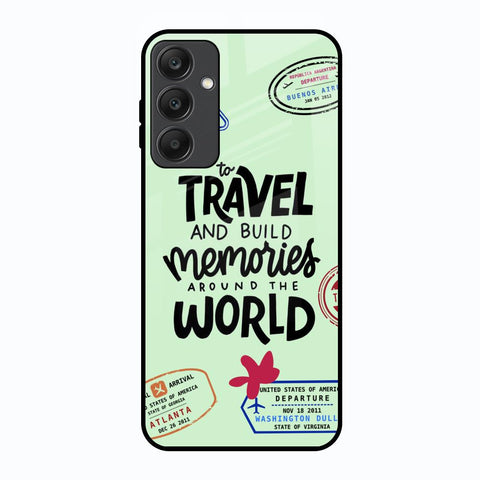 Travel Stamps Samsung Galaxy A25 5G Glass Back Cover Online