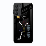 Luffy Line Art Samsung Galaxy A25 5G Glass Back Cover Online