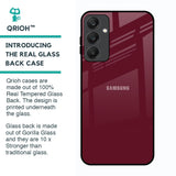 Classic Burgundy Glass Case for Samsung Galaxy A25 5G