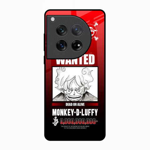 Luffy Wanted Oneplus 12 Glass Back Cover Online