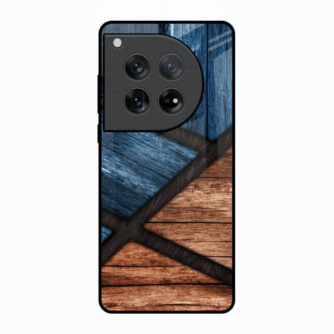 Wooden Tiles Oneplus 12 Glass Back Cover Online