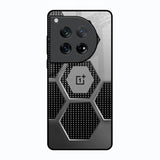 Hexagon Style Oneplus 12 Glass Back Cover Online