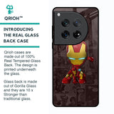 Angry Baby Super Hero Glass Case for Oneplus 12