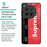 Supreme Ticket Glass Case for Oneplus 12