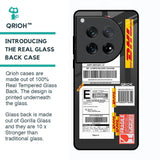 Cool Barcode Label Glass Case For Oneplus 12