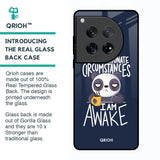 Struggling Panda Glass Case for Oneplus 12