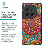 Elegant Mandala Glass Case for Oneplus 12