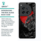 Red Moon Tiger Glass Case for Oneplus 12