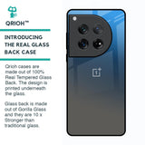 Blue Grey Ombre Glass Case for Oneplus 12