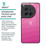 Pink Ribbon Caddy Glass Case for Oneplus 12