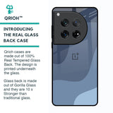 Navy Blue Ombre Glass Case for Oneplus 12