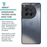 Space Grey Gradient Glass Case for Oneplus 12