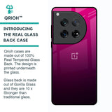 Purple Ombre Pattern Glass Case for Oneplus 12