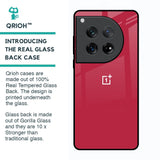 Solo Maroon Glass case for Oneplus 12