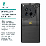 Grey Metallic Glass Case For Oneplus 12