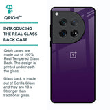 Dark Purple Glass Case for Oneplus 12