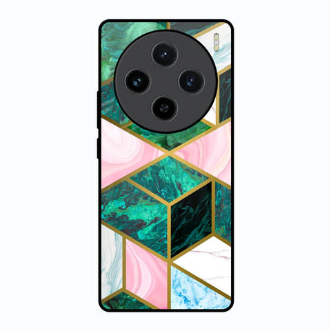 Seamless Green Marble Vivo X100 5G Glass Back Cover Online