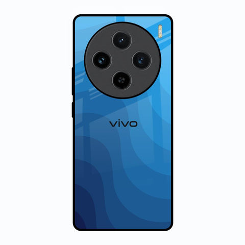 Blue Wave Abstract Vivo X100 5G Glass Back Cover Online