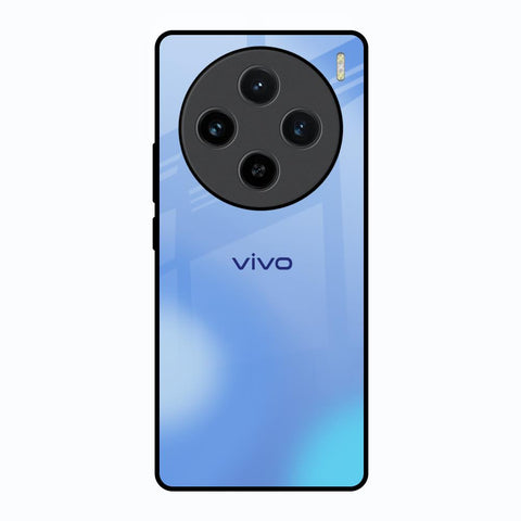 Vibrant Blue Texture Vivo X100 5G Glass Back Cover Online