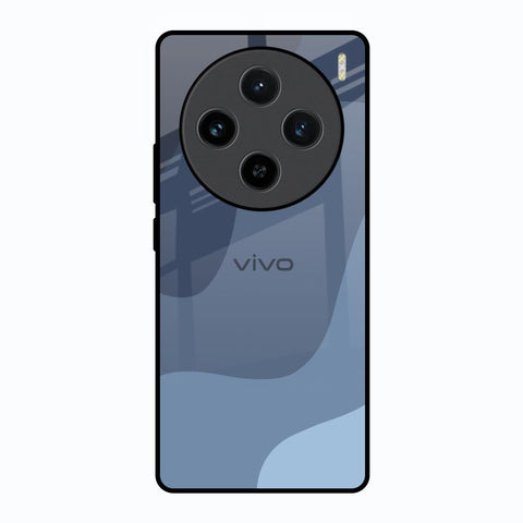 Navy Blue Ombre Vivo X100 5G Glass Back Cover Online