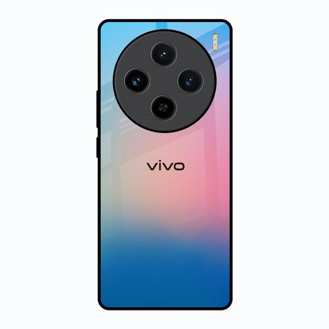 Blue & Pink Ombre Vivo X100 5G Glass Back Cover Online