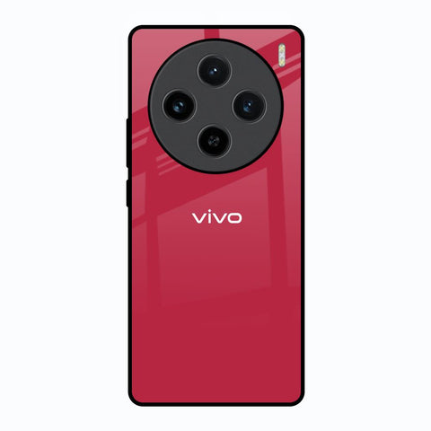 Solo Maroon Vivo X100 5G Glass Back Cover Online
