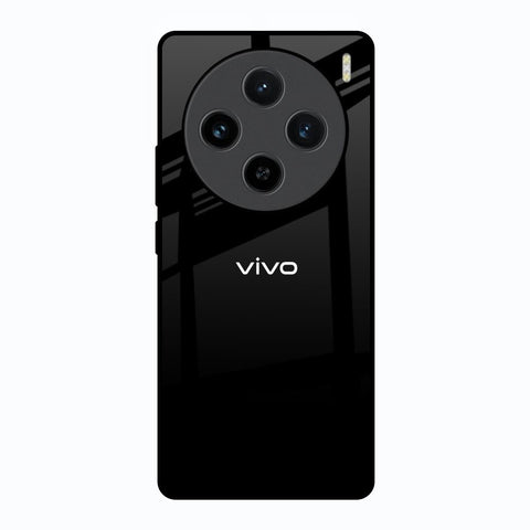 Jet Black Vivo X100 5G Glass Back Cover Online