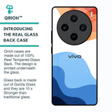 Wavy Color Pattern Glass Case for Vivo X100 5G