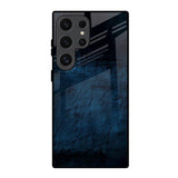 Dark Blue Grunge Samsung Galaxy S24 Ultra 5G Glass Back Cover Online